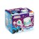 Mug for coloring with a Christmas tree for the New Year "Blue Tractor", 300 ml, a set for creativity