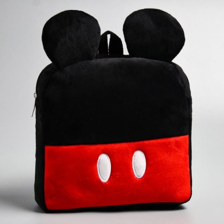 Plush backpack, 19 cm x 5 cm x 21 cm "Mouse", Mickey Mouse-2