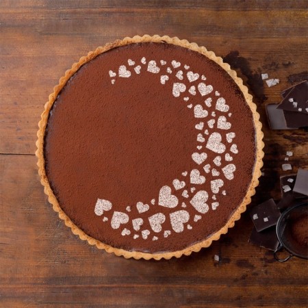 Culinary stencil for decorating baking, 2 pcs-3