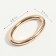 Oval-karabin, 4.8 × 2.9 cm / 38 × 5 mm, 5 pcs, the color of the gold