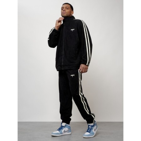 Sports suit men's, size 54, black color-9