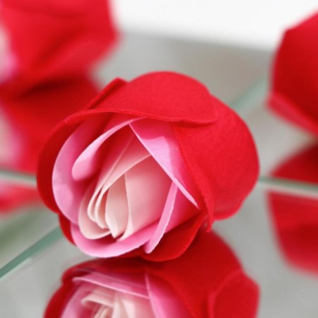 Soap roses, three -color, set of 3 pcs.-4