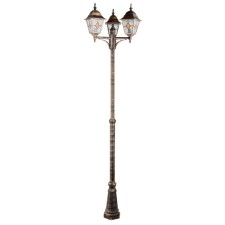 Park lamp Arte Lamp Madrid A1542PA-3BN, E27, 3x75 W, 60x60x235 cm, brown