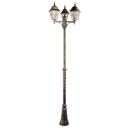 Park lamp Arte Lamp Madrid A1542PA-3BN, E27, 3x75 W, 60x60x235 cm, brown
