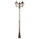 Park lamp Arte Lamp Madrid A1542PA-3BN, E27, 3x75 W, 60x60x235 cm, brown