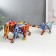 Souvenir Polystone "Elephant and Elephant" graffiti set 2x8.5x26 cm 8.8x5x17 cm