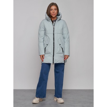 Winter jacket, size 44, turquoise color