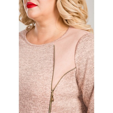 Female tunic, size 56, powder color-4