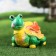 Garden figure "Turtle with a butterfly" 19cm