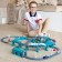 Big Toy Railway "My City", 104 items, turquoise