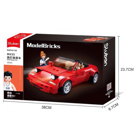 Designer Racing machine Sluban Models, 264 parts, 6+-4