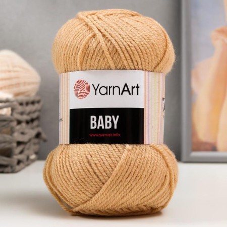 Baby yarn 100% acrylic 150m/50g (805 St. Beige)