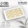 Ceramic "Ornament" dish, 20.5 x 12.5 x 1.8 cm, white color