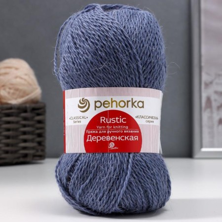 Yarn "village" 100% half-carbonated wool 250m/100g (174-star)