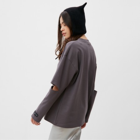 Jumper (longshilve) Mist: Base, L-XL size, graphite color-4