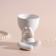 Interior subject "Mr. Green" A lover of silence 9.8*6.7*8 White ceramics