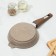 Granite Brown pan, d = 18 cm, anti -stick coating, removable pen, mix color