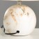 Lamp table ceramics E14 40W 220V "Sand time" under marble 30x19.5x19.5 cm Risalux