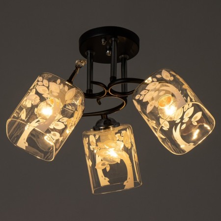 ARISA chandelier 3he27 40W Black 50x50x27 cm Bayerlux-2