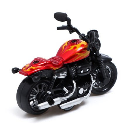 Metallic motorcycle "Flame", mix-2