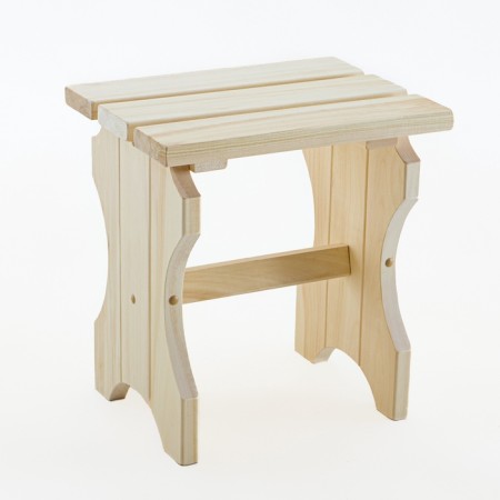 Wooden -folding storage shop "Dobroparov" 30x33x43cm, for the bathhouse