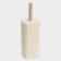 Set for the bathroom 7 objects: basket 4 pcs, basket for linen, bucket for garbage, ruff, beige color