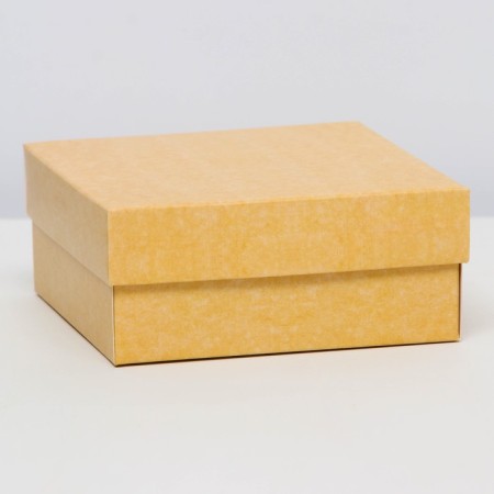 The box is folding, cover is, craft, 12 x 12 x 5 cm