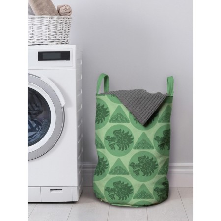 Basket for storage of things "Green Dragon", size 35x50 cm