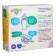 Set of storage container 0.98l and water bottle with a loop 0.4l, lilac color