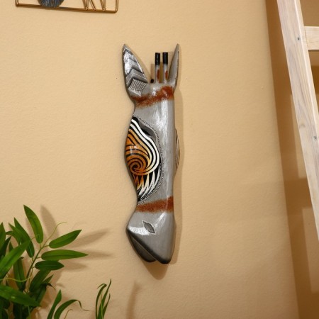 Mask "Zebra" Albezia 50 cm-2