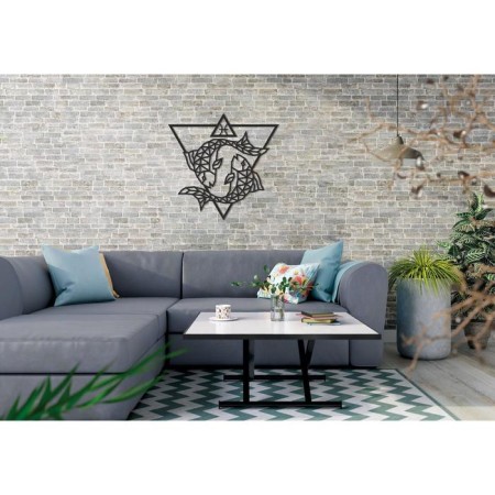 Wooden decor wall -mounted “Pisces”, panel, puzzle Ewa Design-3