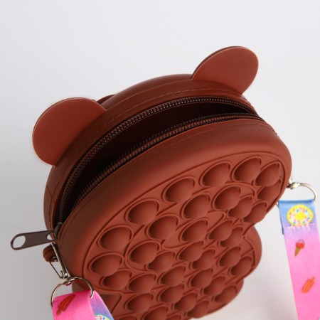 Bag's bag with lightning, brown color-2