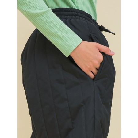 Pants for girls, height 134 cm, black color-6