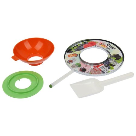Conservation set: funnel, magnet, spatula, nozzle for sterilizer, color mix-7