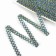 Braid "snake", blue-blue with gold, 1.5 cm, 25 m
