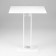 The kitchen table on one leg Sandro, 650x650x780, white/white