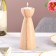 Candlestick, model No. 9, 7 x 17 cm, beech