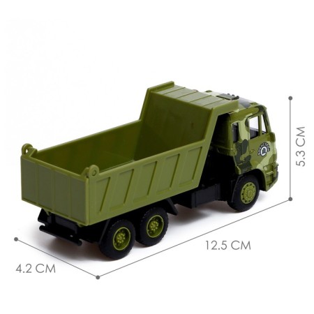 Metal truck "KAMAZ" Samosval ", scale 1:54, inertia-1