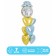 Set of foil balls "Ring", 7 pcs.