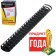 Plastic springs for binding 50 pieces, 38 mm (for stitching 281-340 sheets), black