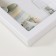 Photo frame plastic in 4 photos 10x15 "Vase with spikelets" white-gold 41.5x32.2x2.5 cm