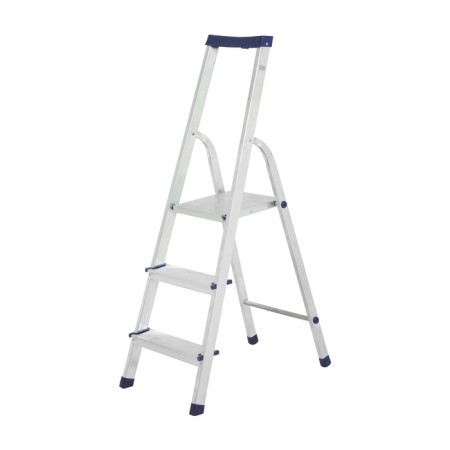 Tundra ladder, aluminum, with organizer, 3 steps, 600 mm