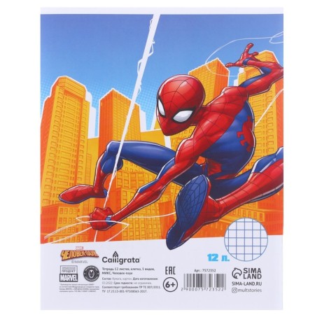 Gift set for a boy, 10 items, Spider-Man-2