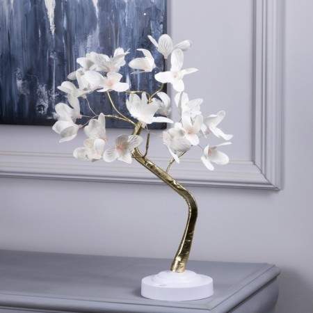 Magnolia LED bush 45 cm, 24 LED, AAX3 batteries (not included), glow warm white-1