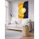 Decorative panel with photo printing "Daily changes", vertical, size 100x150 cm