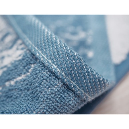 Tmachry Guten Morgen Grunge, 650 gr, size 70x130 cm, blue color-6