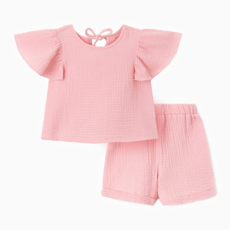 Muslin costume me, height 68, pink