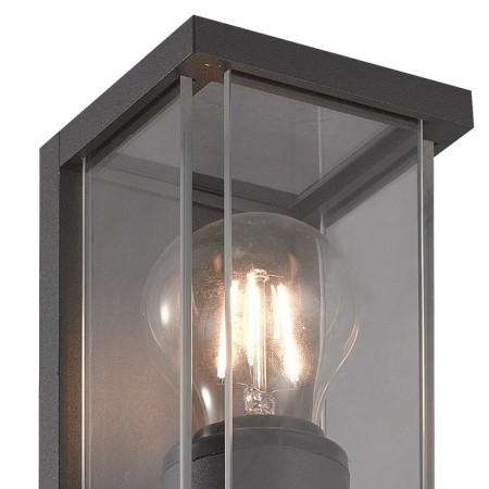 Street lamp Mantra Meribel, E27, 1x20W, 90x110x200 mm, color graphite-1