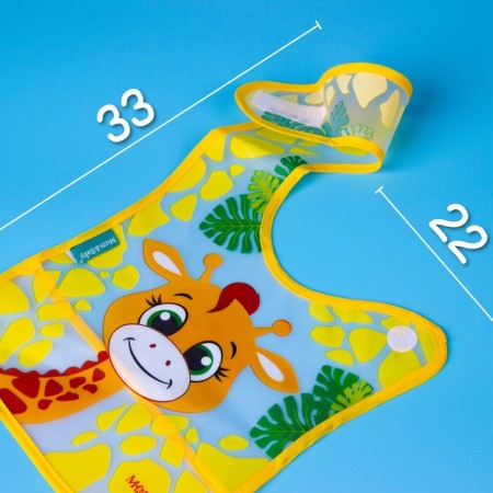 Blory for feeding "Girafic Lilo" waterproof on Velcro, with a pocket-4