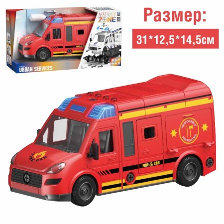 The designer of the screw "Fire van", light, sound, inertia, 50 parts